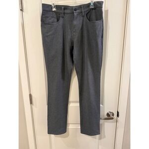 TravisMathew Open to Close Pants Mens 32x32 Heather Charcoal Grey Golf Chinos